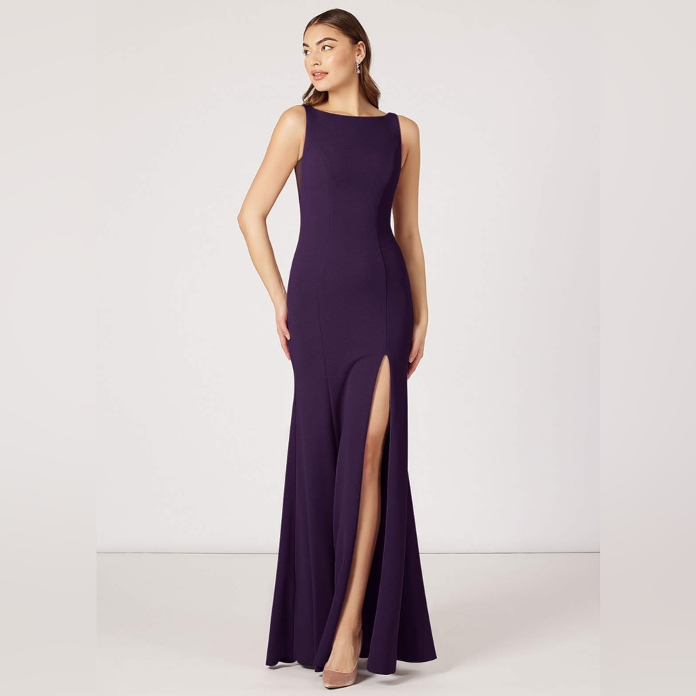 Azazie Rogue Dress in Plum